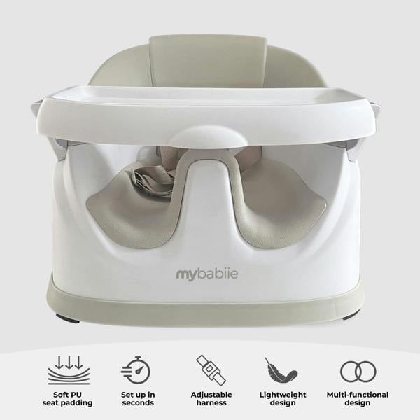 My Babiie MBHCB 2-in-1 Baby Booster Seat - Oatmeal