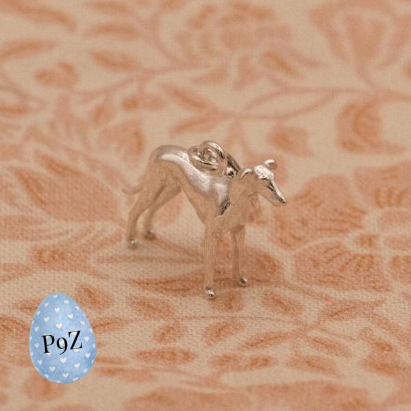 Whippet Silver Charm - MYLEE London