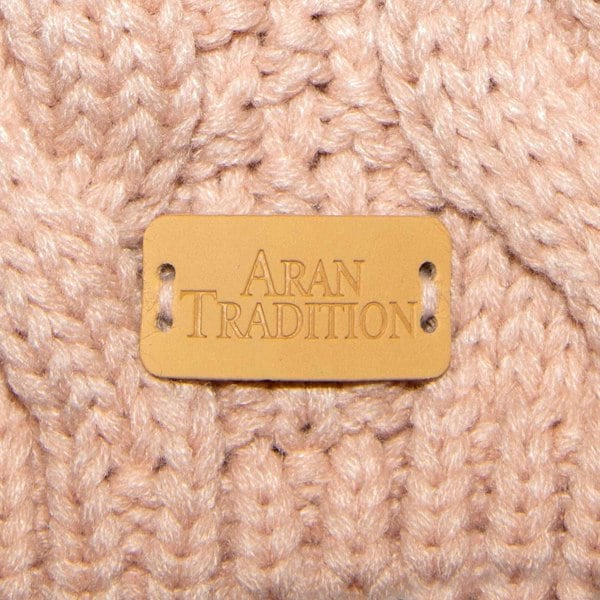 Aran Cable Tammy Hat Shop the Stylish Aran Cable Tammy Hat with Faux Fur Trim