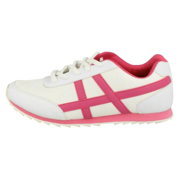 Spot On Ladies Spot On Flat Casual Lace Up Trainers