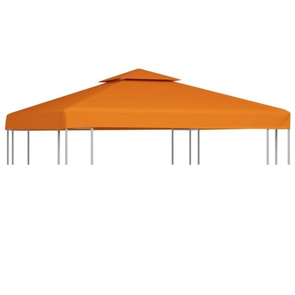 Berkfield Gazebo Cover Canopy Replacement 310 g / ma_ Orange 3 x 3 m