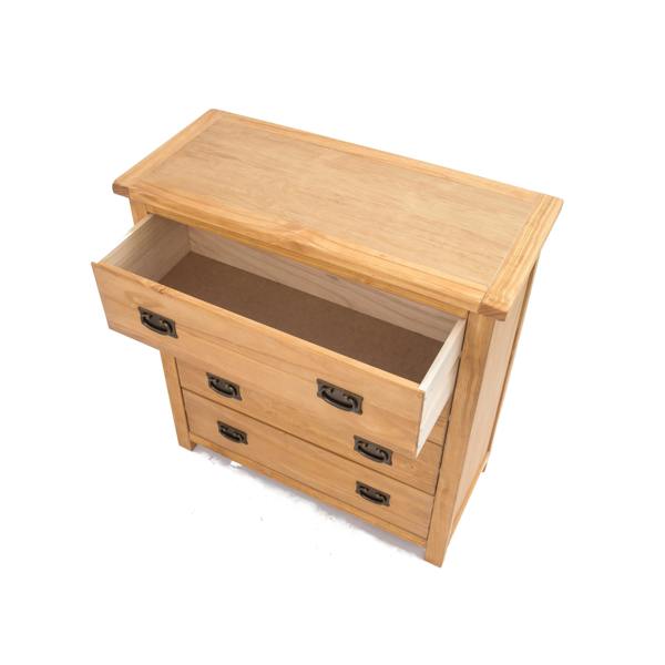 Cabinet Bits Lugo 4 Drawer Chest of Drawers Bras Drop Handle