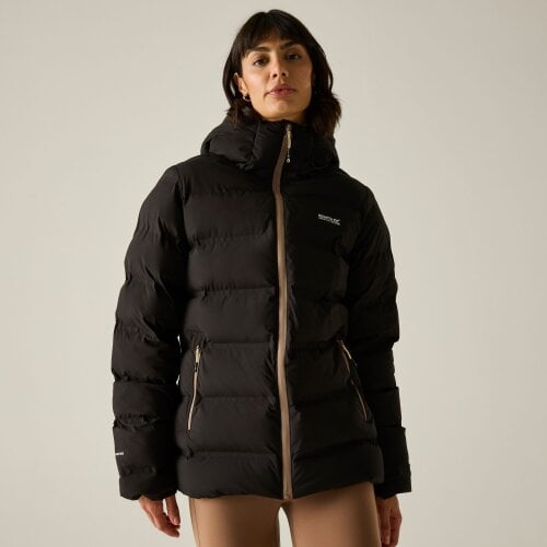 Regatta Womens Altoro Thermal Padded Jacket - Black/Mocha