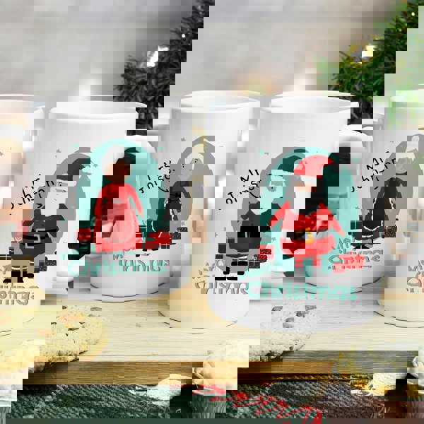 Personalised Memento Company Personalised Mr & Mrs Claus Mug Set