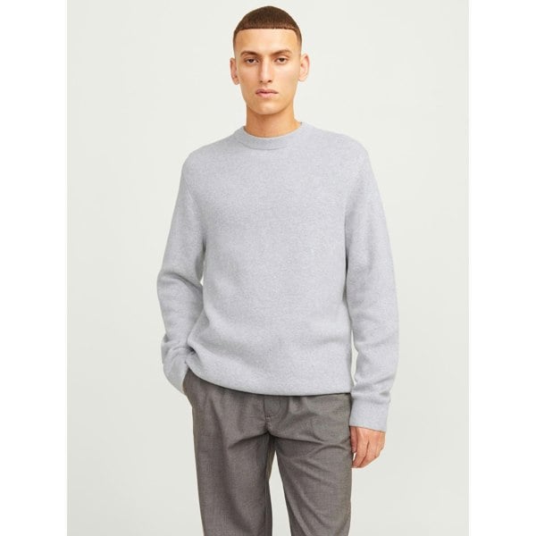 Jack & Jones Milano Stitch Cotton Men's Sweatshirt - Grey