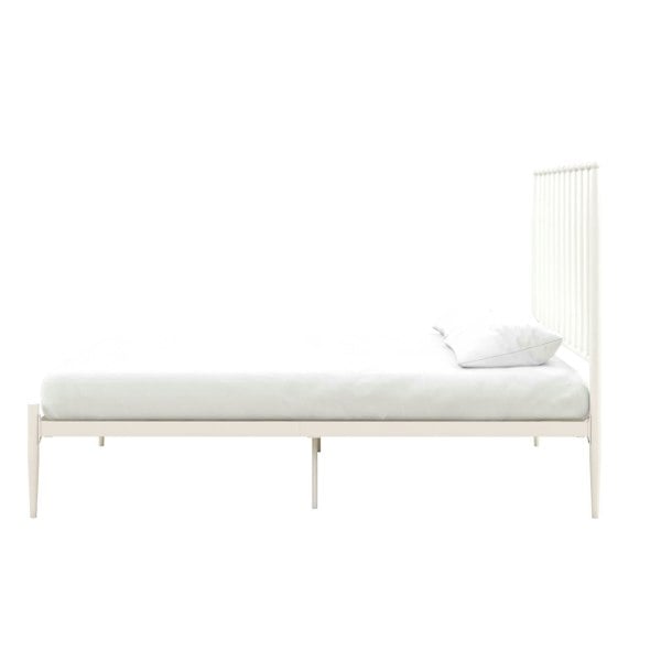 Dorel Home Giulia Modern Metal Bed White - Double