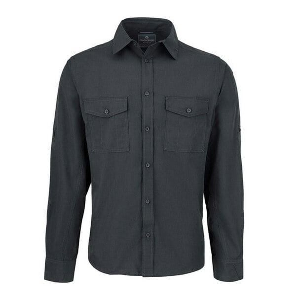 Craghoppers Mens Expert Kiwi Shirt - Carbon Grey