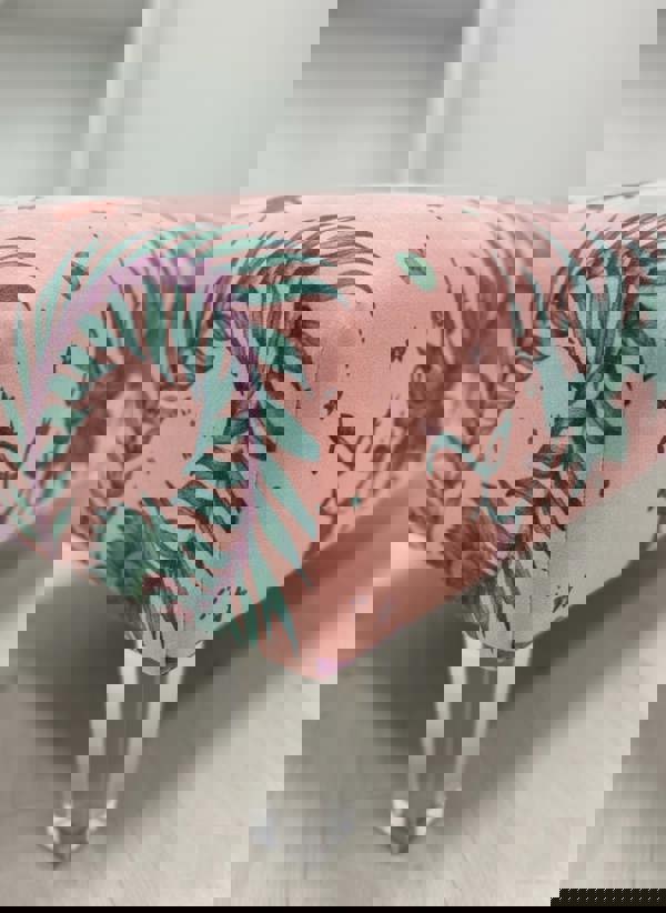 ISTOOLS Premium Lynx Dragon Velvet Footstool Ottoman – Handmade in the UK