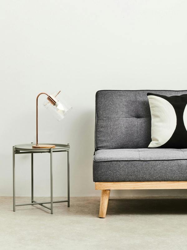 Interiors by Premier Trosa Grey Iron Side Table