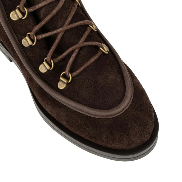 Embassy London Hedera - Dark Brown - Women's Suede Alpine Boot