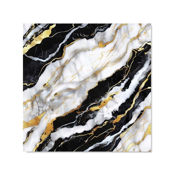 Warren Reed - Designer White And Gold Marble Effect Kitchen Splashback