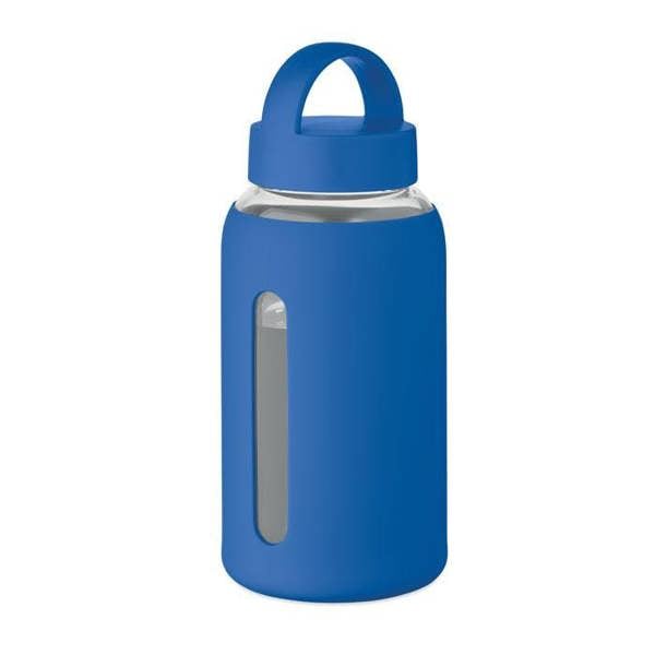 MidOcean Boris Borosilicate Glass 600ml Water Bottle - Royal Blue - 