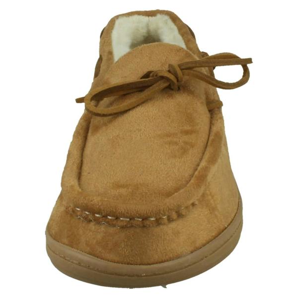 Padders Mens Padders Memory Foam Wide Slippers Cayenne