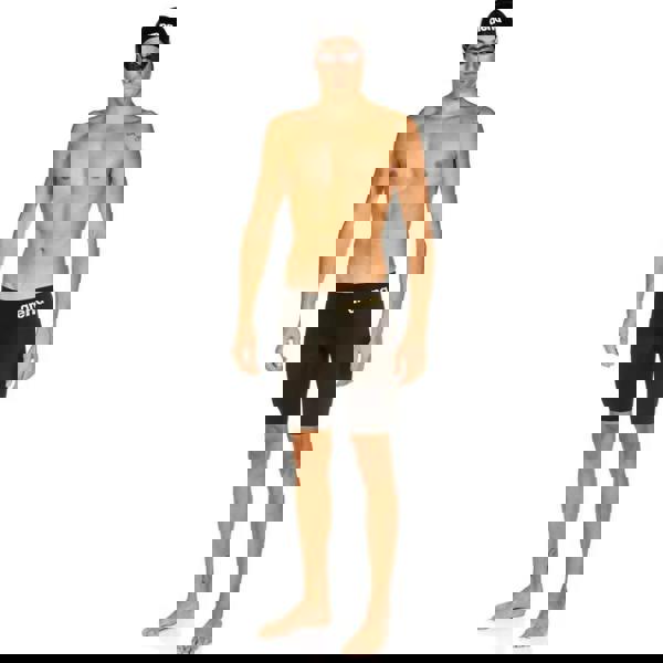 Arena Powerskin Carbon Air 2 Jammer black swim trunks with gold logo