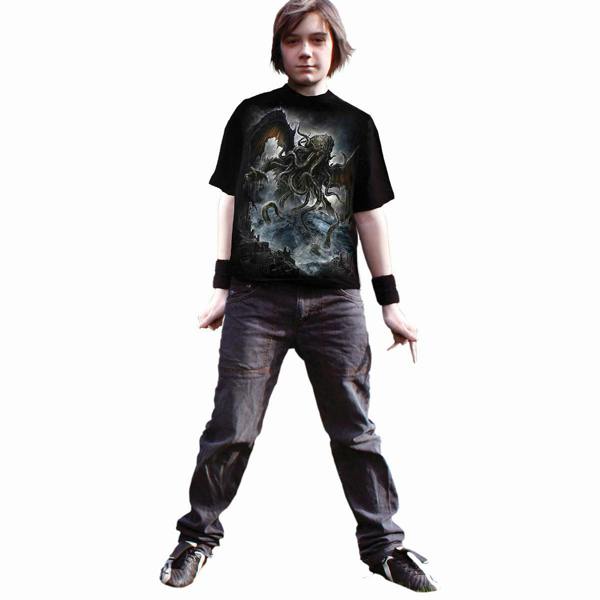 Spiral Direct CTHULHU - Kids T-Shirt Black