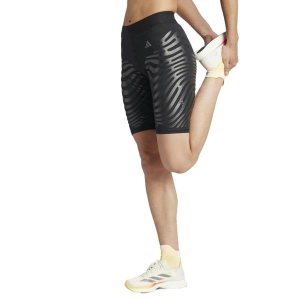 Adidas Womens/Ladies Adizero Elasticated Running Shorts - Black - 