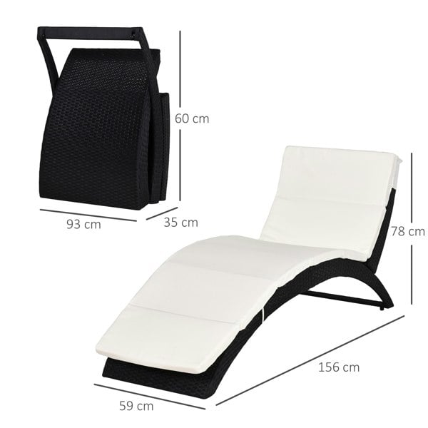 Rattan Single Lounge