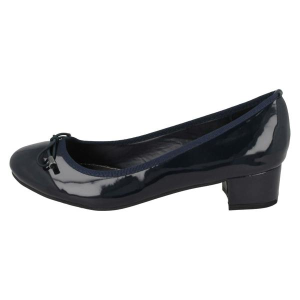 Spot On Ladies Spot On Mid Heel Court Shoes F9814