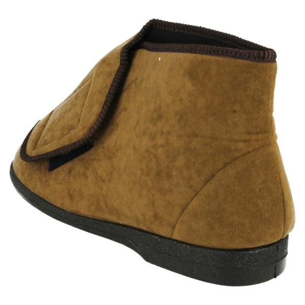 Balmoral Mens Balmoral Hook & Loop Lounge Slipper Boots