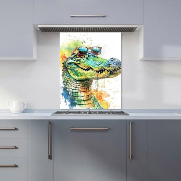 Warren Reed - Designer Cool Crocodile Kitchen Splashback