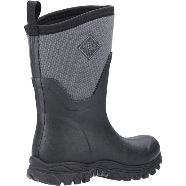 Muck Boots Unisex Arctic Sport Mid Pull On Wellies - Black/Grey