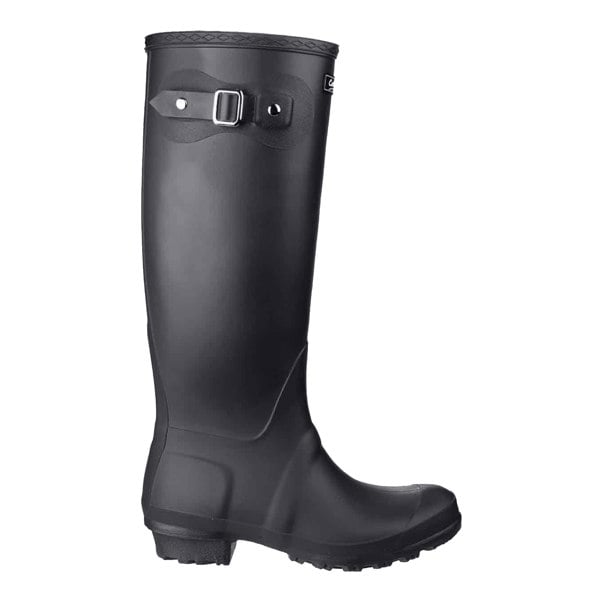 Cotswold Sandringham Buckle-Up Womens Wellington Boots - Black