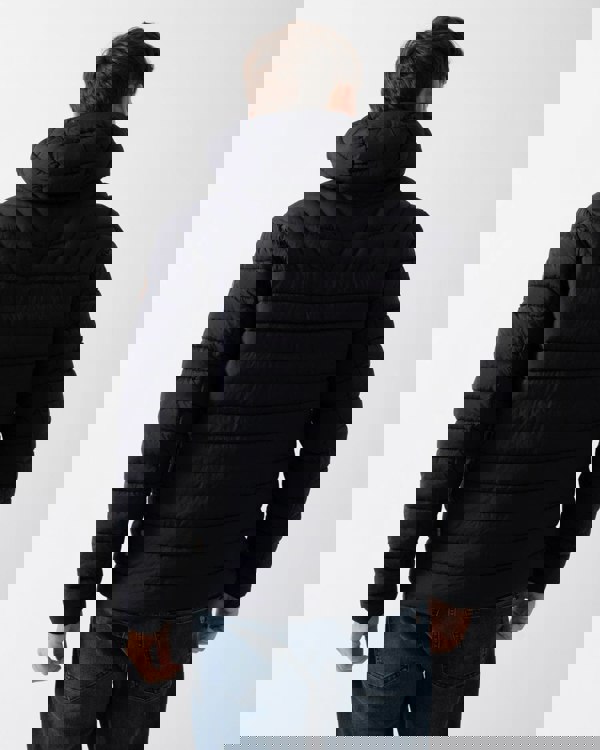 Napapijri A-Lapaz Mens Hooded Puffer Jacket - Black 041