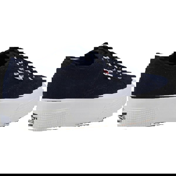 Superga 2740 Women's Platform Trainers - Navy