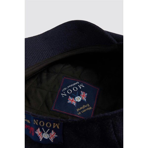Alexandre Silver Alexandre x Abraham Moon's Navy Wool Baker Boy Hat