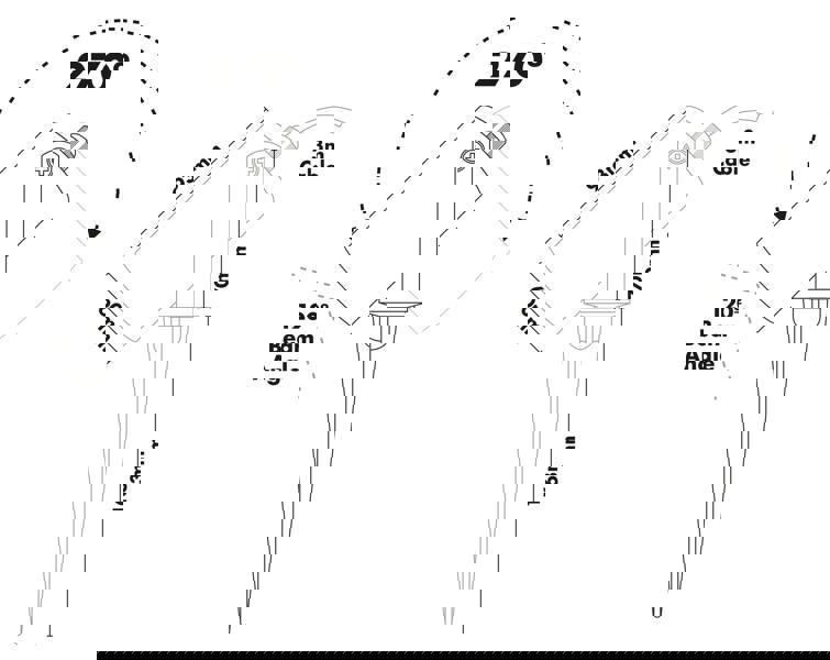 Luxform 230v Onyx Garden Spike Black