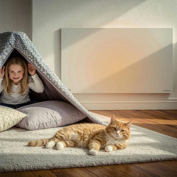 Mirrorstone Heating Mirrorstone 1000W Air Infrared + Convection Heating Panel With Remote