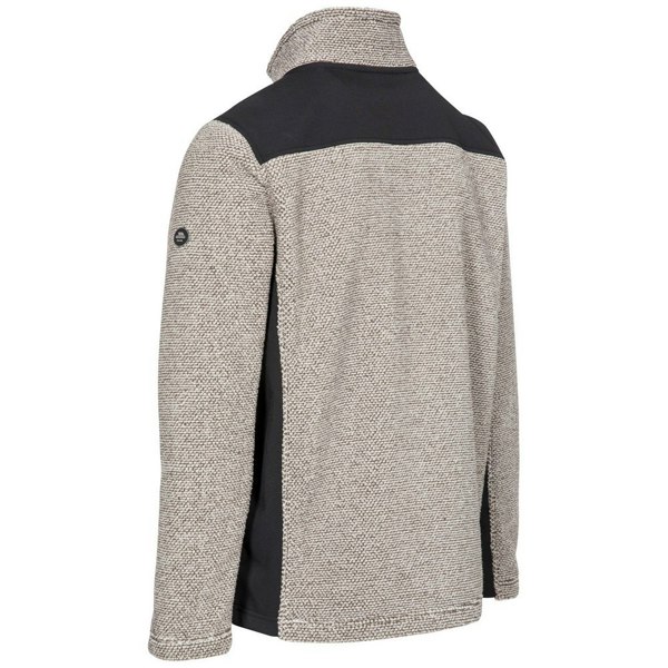 Trespass Men's Farantino Fleece Jacket - Truffle Brown Stripe