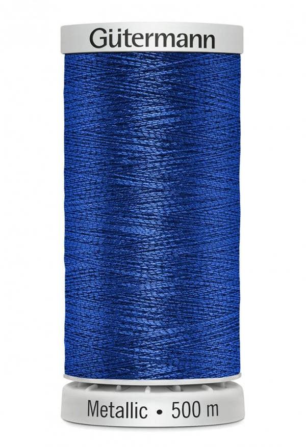Gutermann Sulky Metallic Embroidery Thread 500m Polyamide, Polyester Thread Suitable For Embroidery
