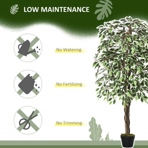 Wyld Haus Keco Yona Artificial Indoor Green Plant In Decorative Pot 160cm
