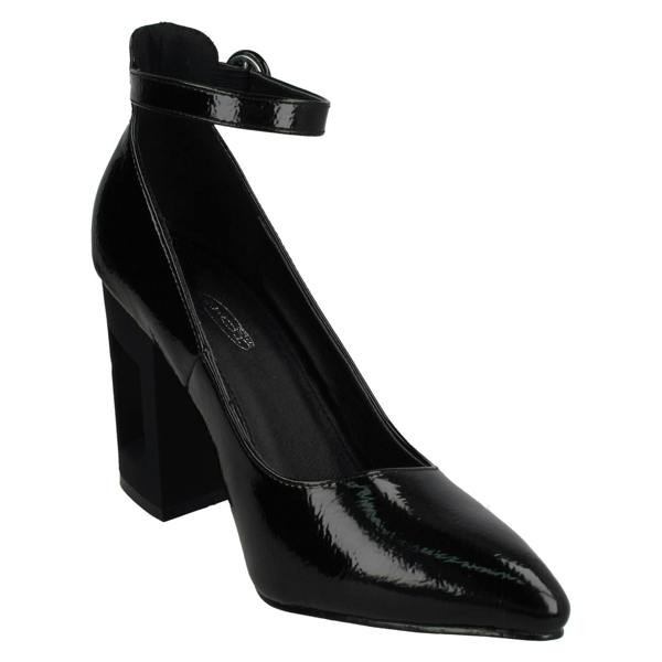Spot On Ladies Spot On Court Shoes With Ankle Strap