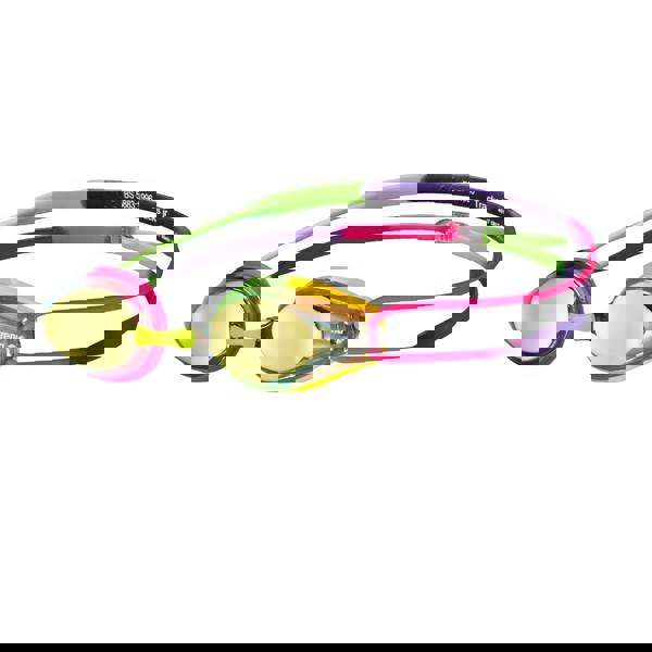 Arena Childrens/Kids Tracks Swimming Goggles - Violet/Fuchsia/Green - 