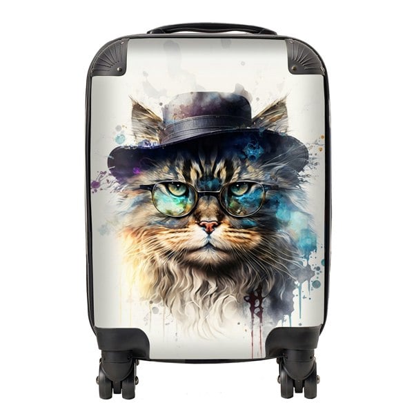 Warren Reed Siberian Cat Splashart Suitcase