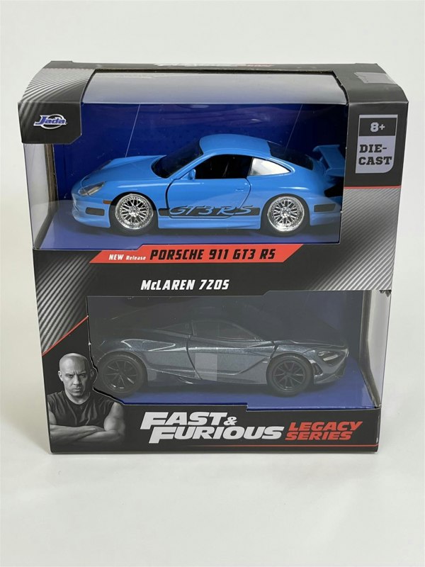 Jada Fast and Furious Twin Set Porsche 911 and McLaren 720S 1:32 253202012