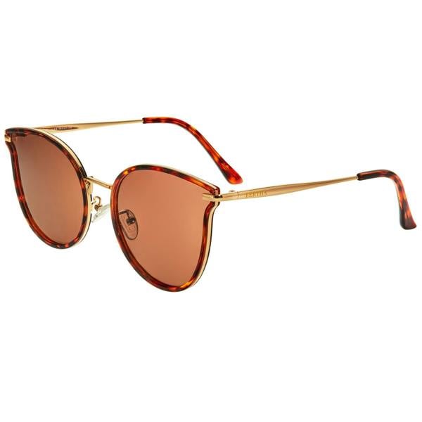 Bertha Moon Polarized Sunglasses - Gold/Brown - BRSBR056C3