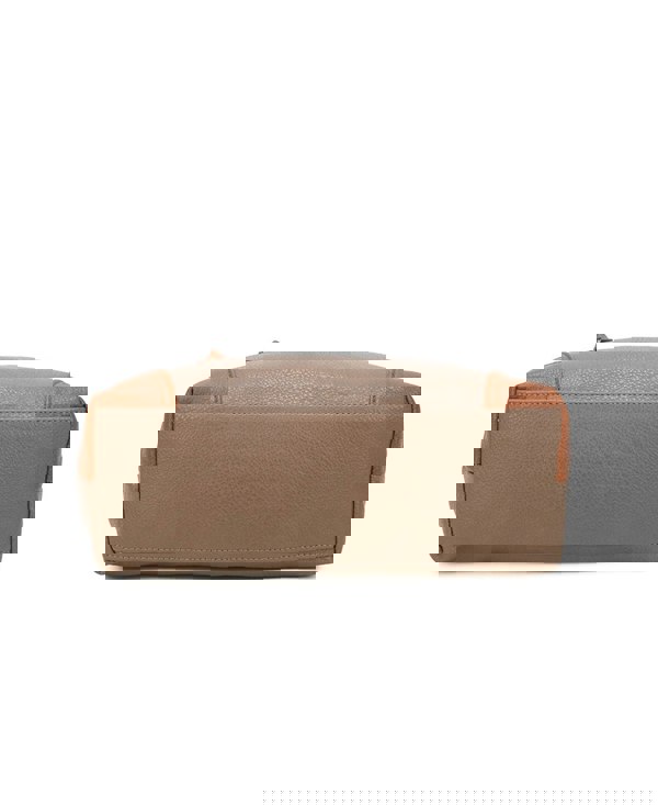 Kitise Structured Pebble Color Block Crossbody Shoulder Bag