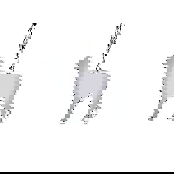 Kooikerhondje Silhouette Silver Charm - MYLEE London