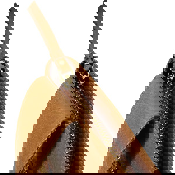 Assots London 'CANARY' TAN Vintage Leather Crossbody bag