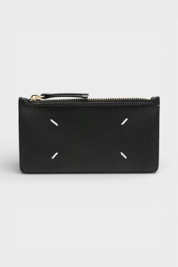 Maison Margiela Slim Leather Wallet Black