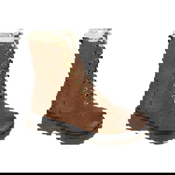 Cipriata Womens/Ladies Andretta Burnished Ankle Boots - Brown