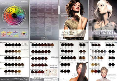 MagiColor Professional Permanent  Creme Color Chart