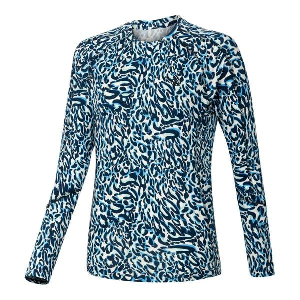 Dare 2B Womens/Ladies Exchange III Animal Print Thermal Base Layer Set - Blue/White - 