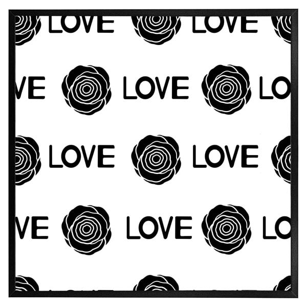 Benjamin Tate Design Rose & love print (Picutre Frame)