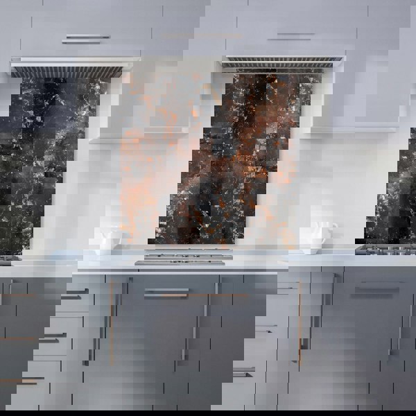 Warren Reed - Designer Copper Quartz Effect Kitchen Splashback