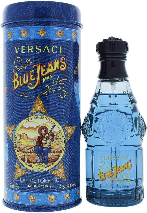 Versace Blue Jeans Man 75ml Eau De Toilette EDT Spray For Him