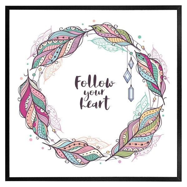 Benjamin Tate Design Follow your heart (picture Frame)